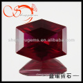 hexagon shape ruby cz stone with factory price